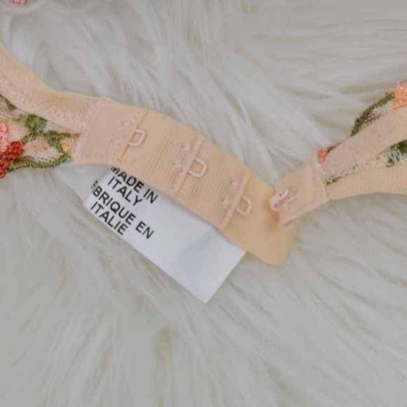 34C Lise Charmel Lace Tropical Floral Appliqué Underwire Bra - Picture 7 of 9